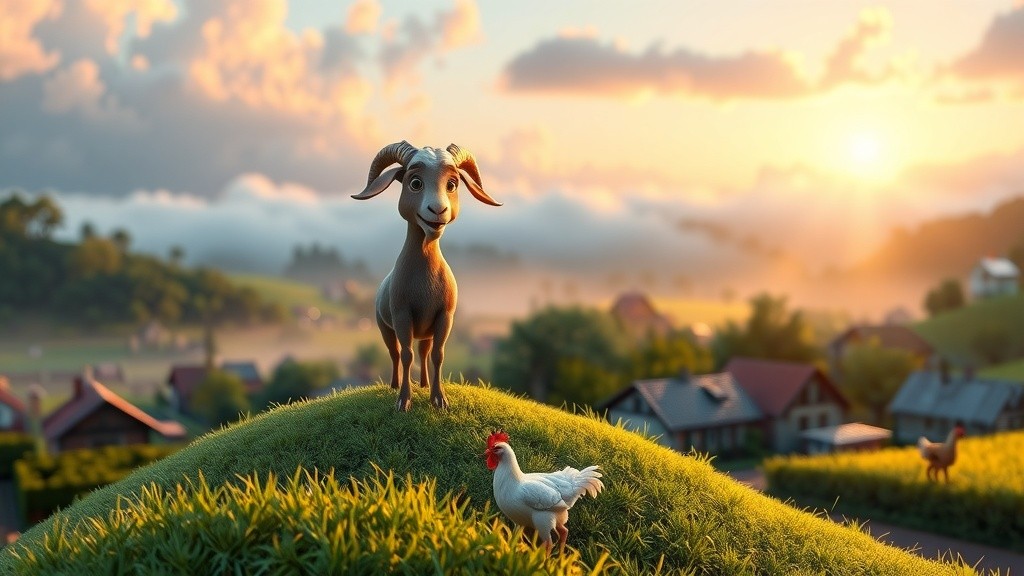 Kambing dan Lomba Lari 100 Meter