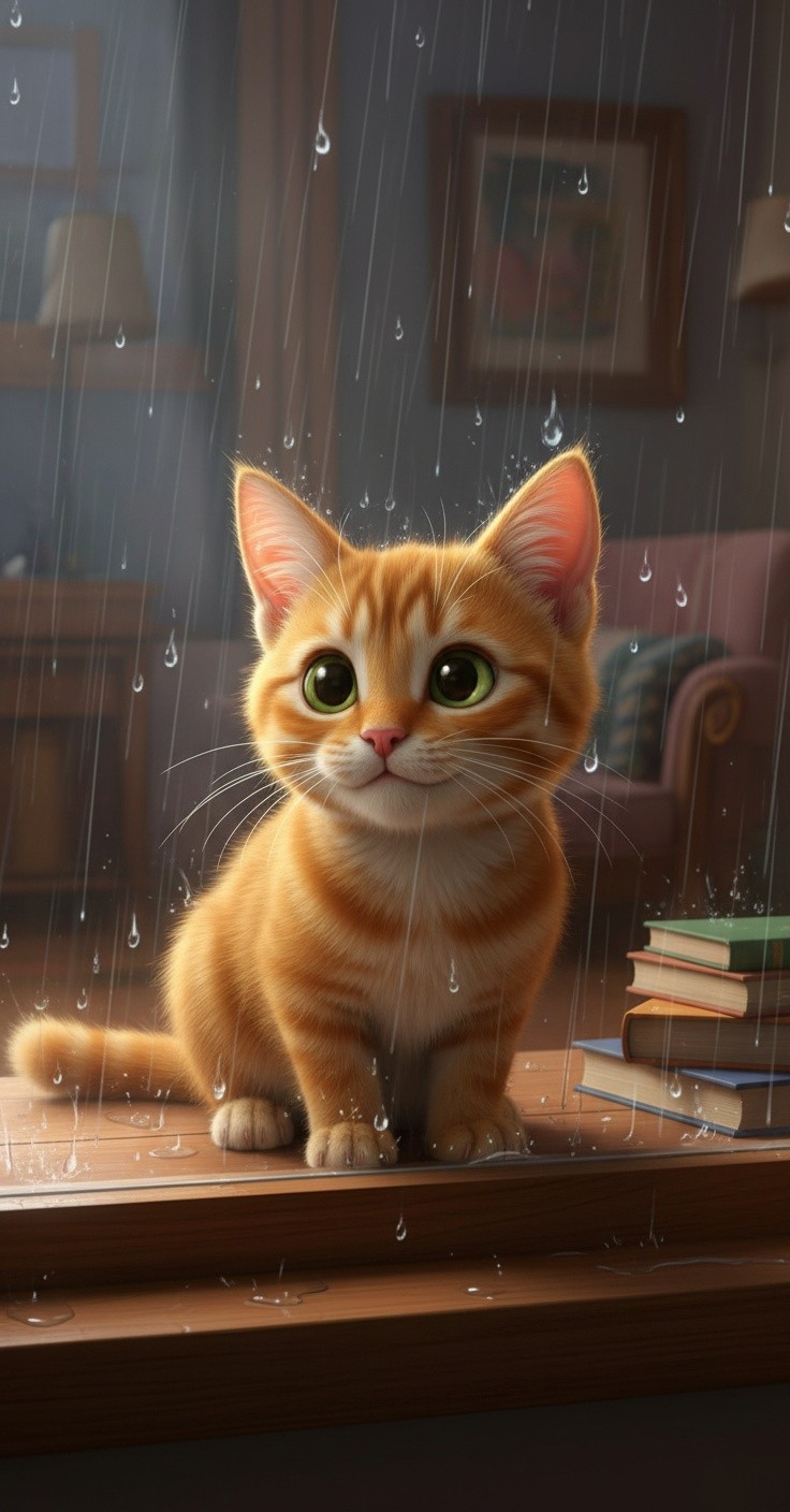 Le courage du petit chat noir