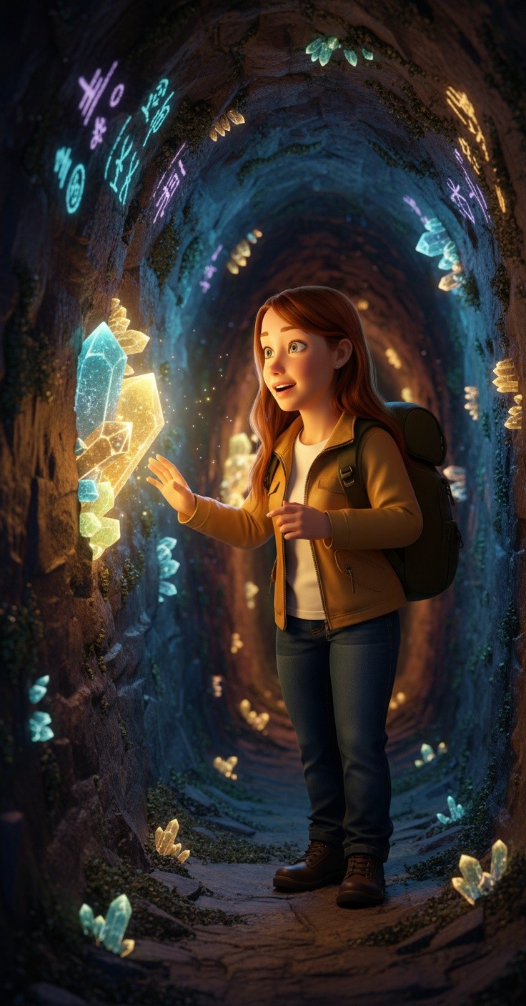 Luna's Journey Through a Serene Underwater Wonderland