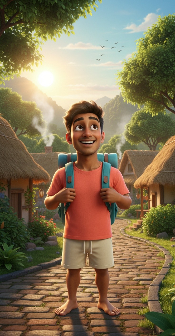 A Village School Boy's Journey