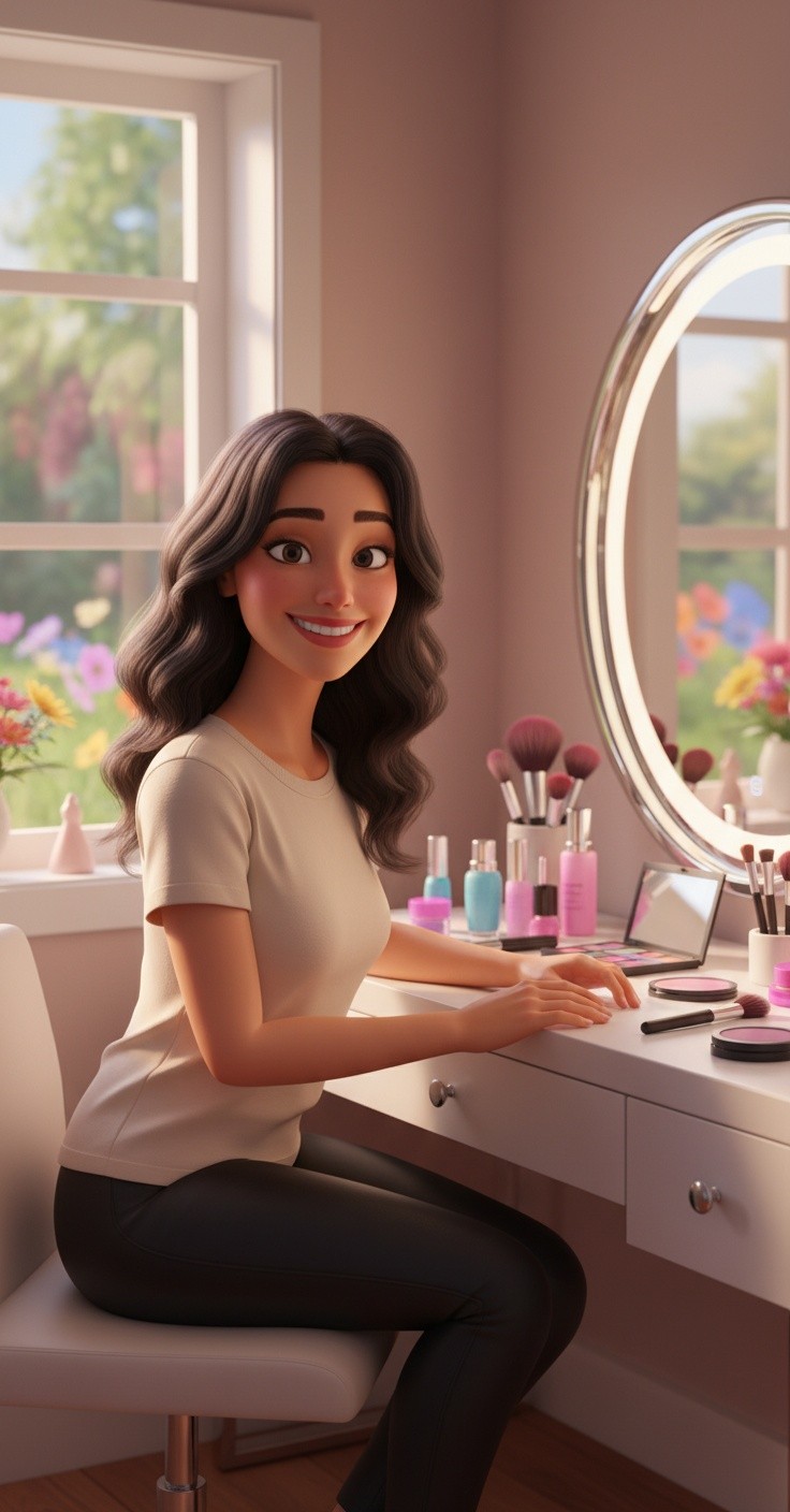 Quick and Easy Minimalist Office Makeup Look!