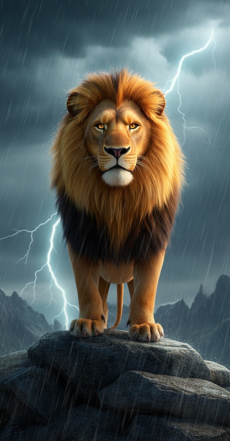 A Lion Cub Raised by Sheep