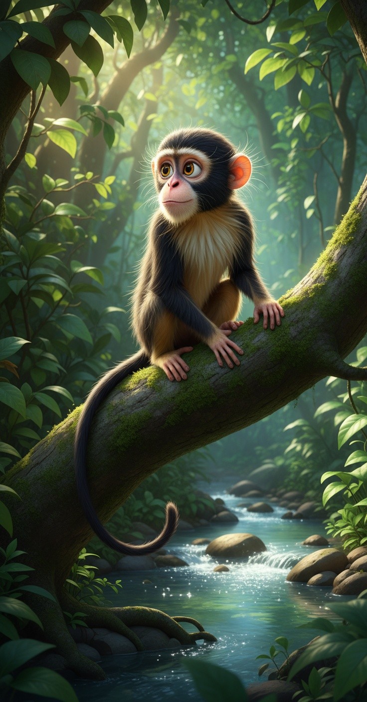 चतुर बंदर और मगरमच्छ की कहानी