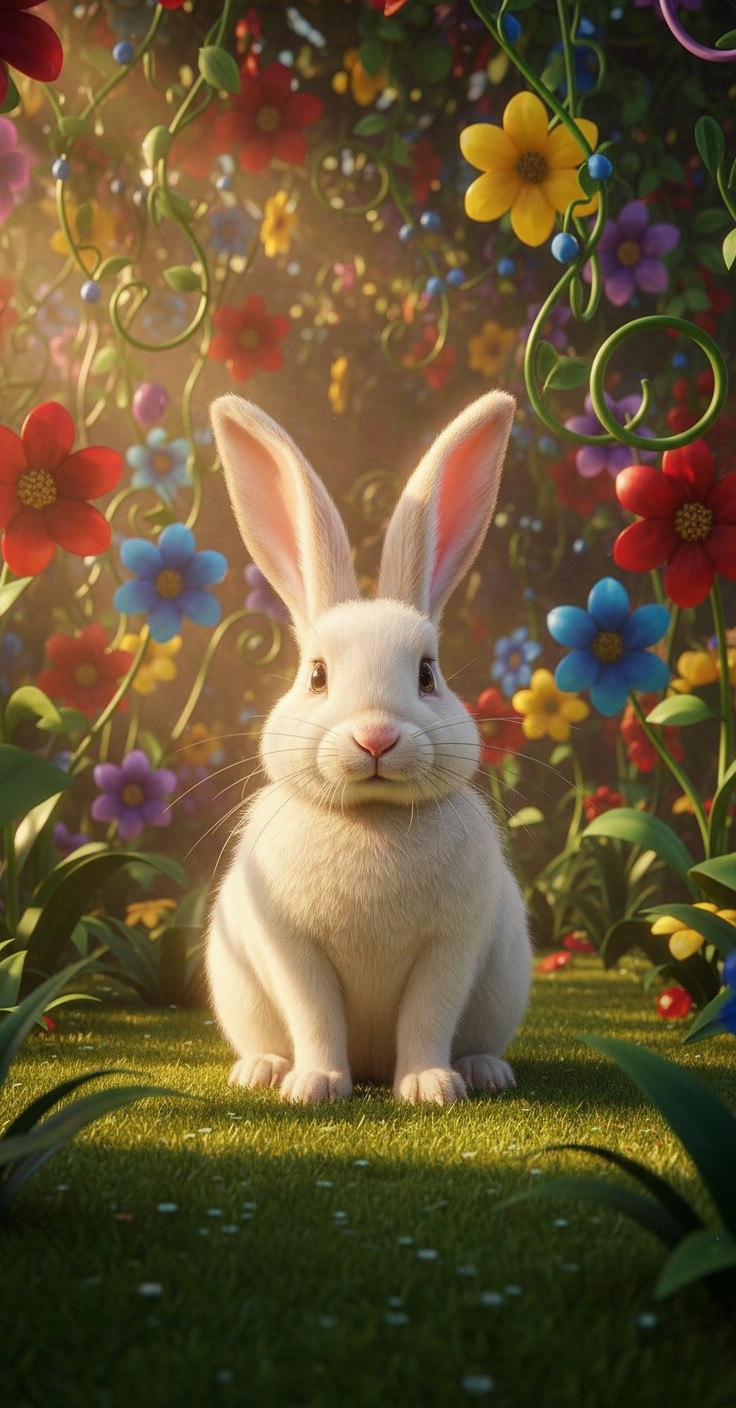 Kisah Kelinci Malang di Taman Indah