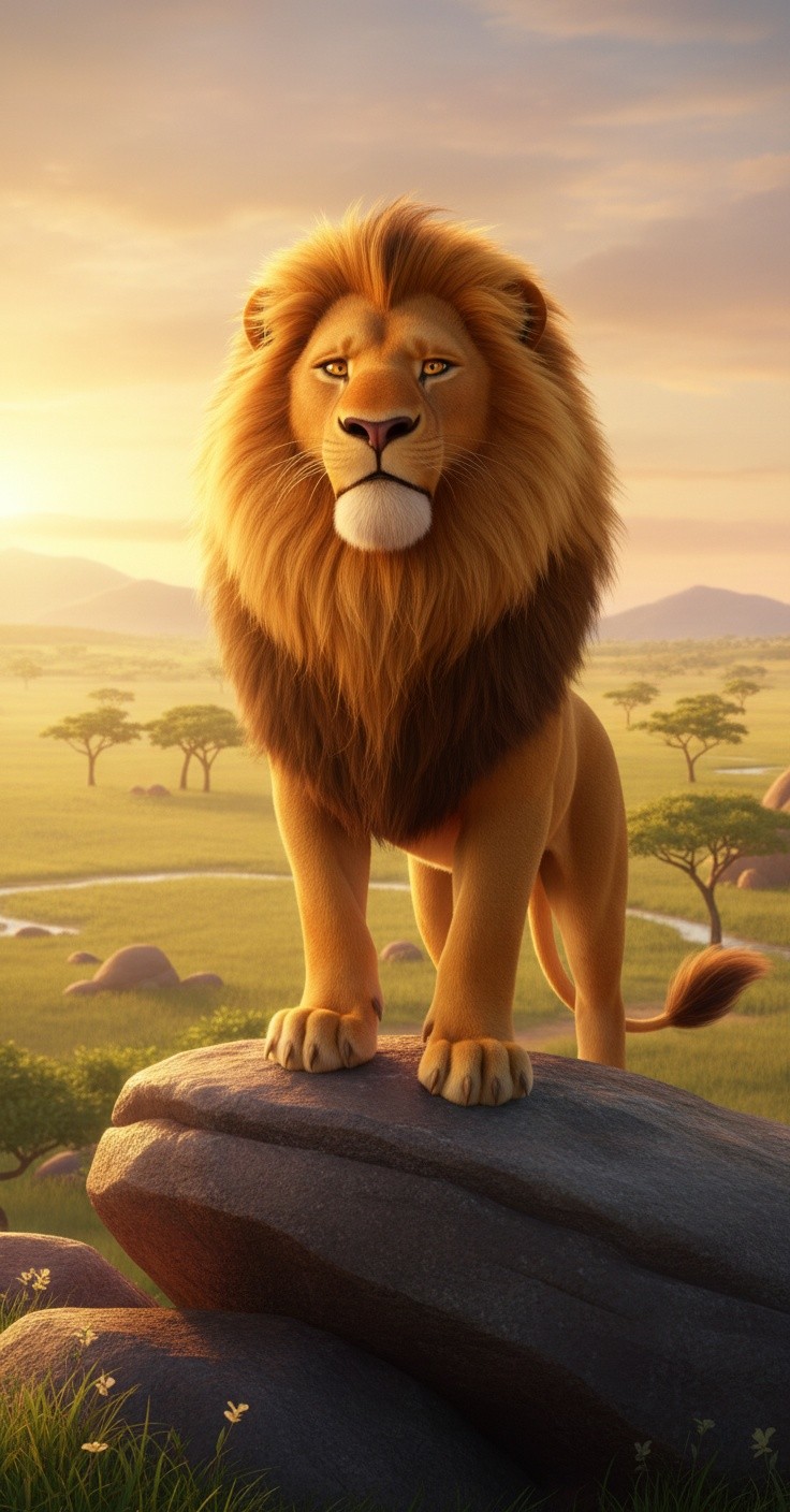 The Lion: King of the Jungle and His Workers