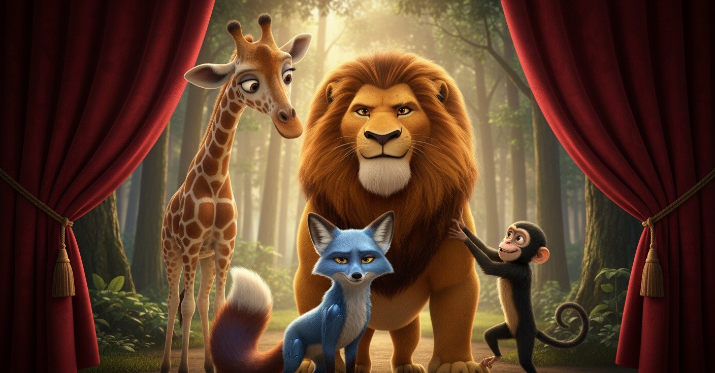 حيوانات الغابة تبحث عن الواي فاي المفقود