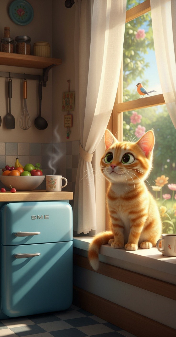 Matin Calme : Aventures du Chaton et du Labrador