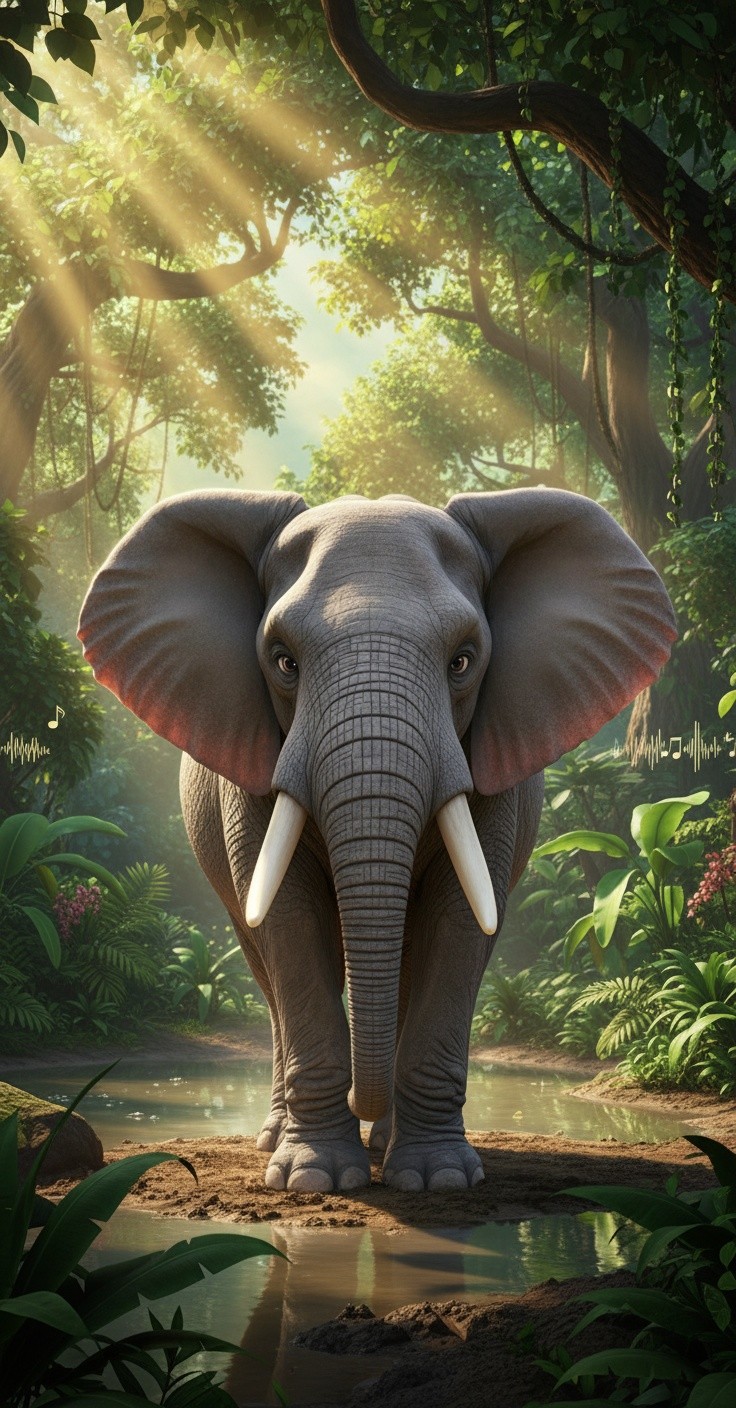 हाथी की ताकत और सुअर की सीख