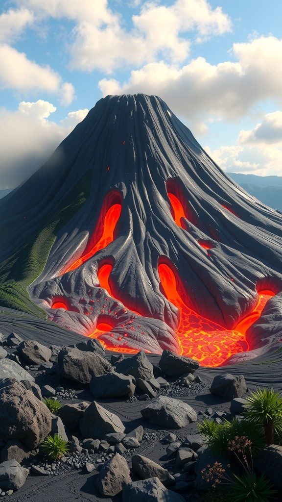 A Girl Consuming Lava