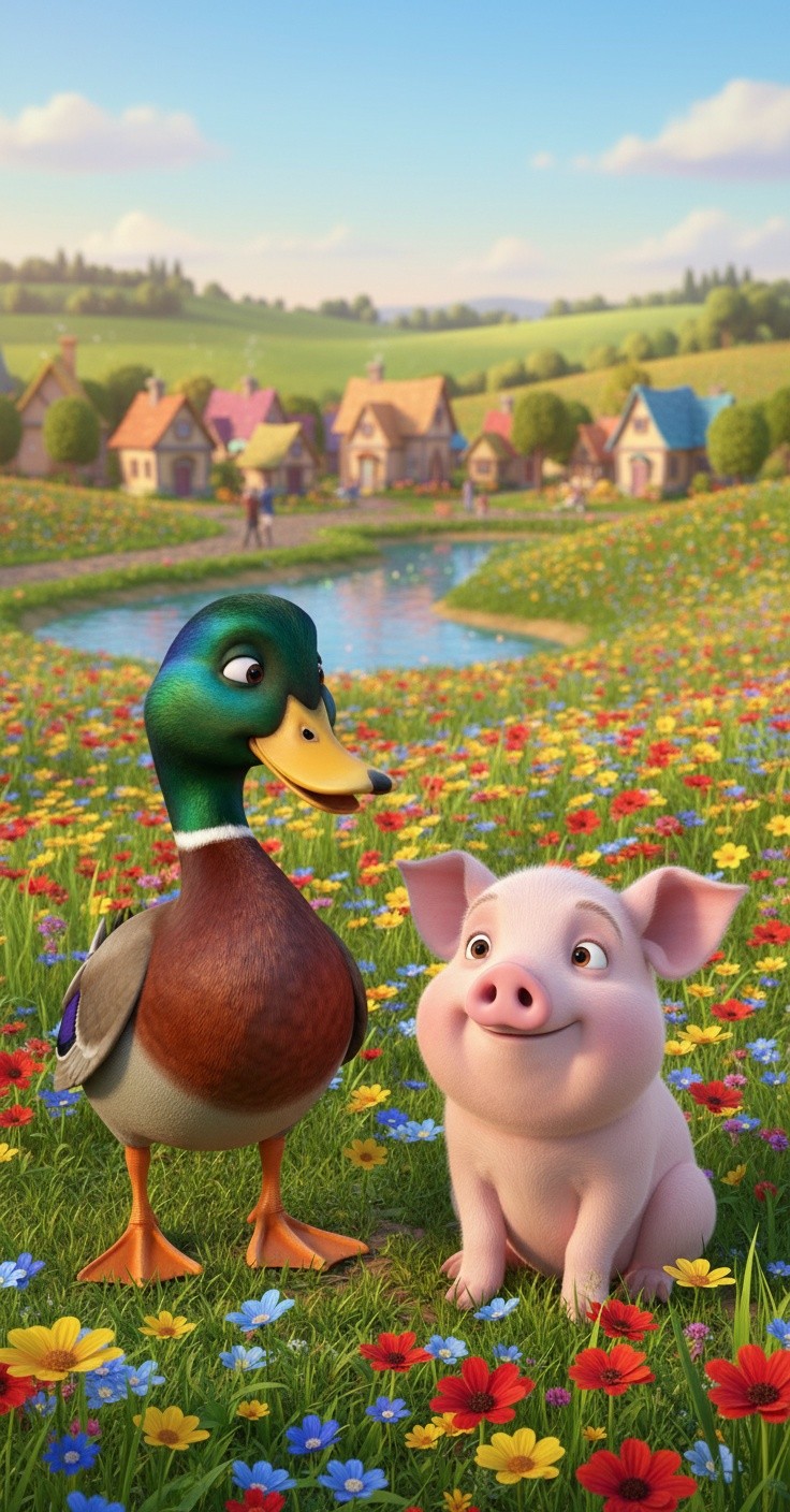 पिंकी और डब्बू की मजेदार रेस!