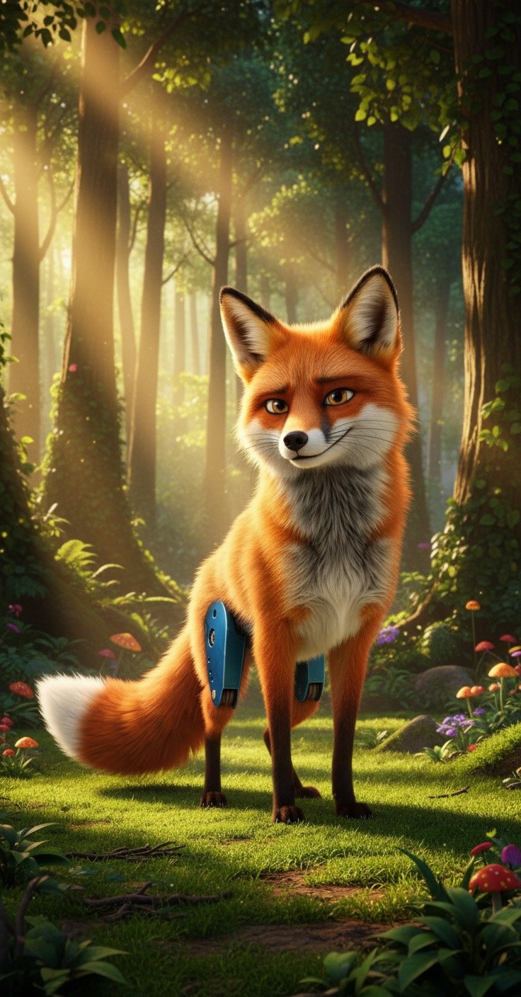 الثعلب وملكة الغابة