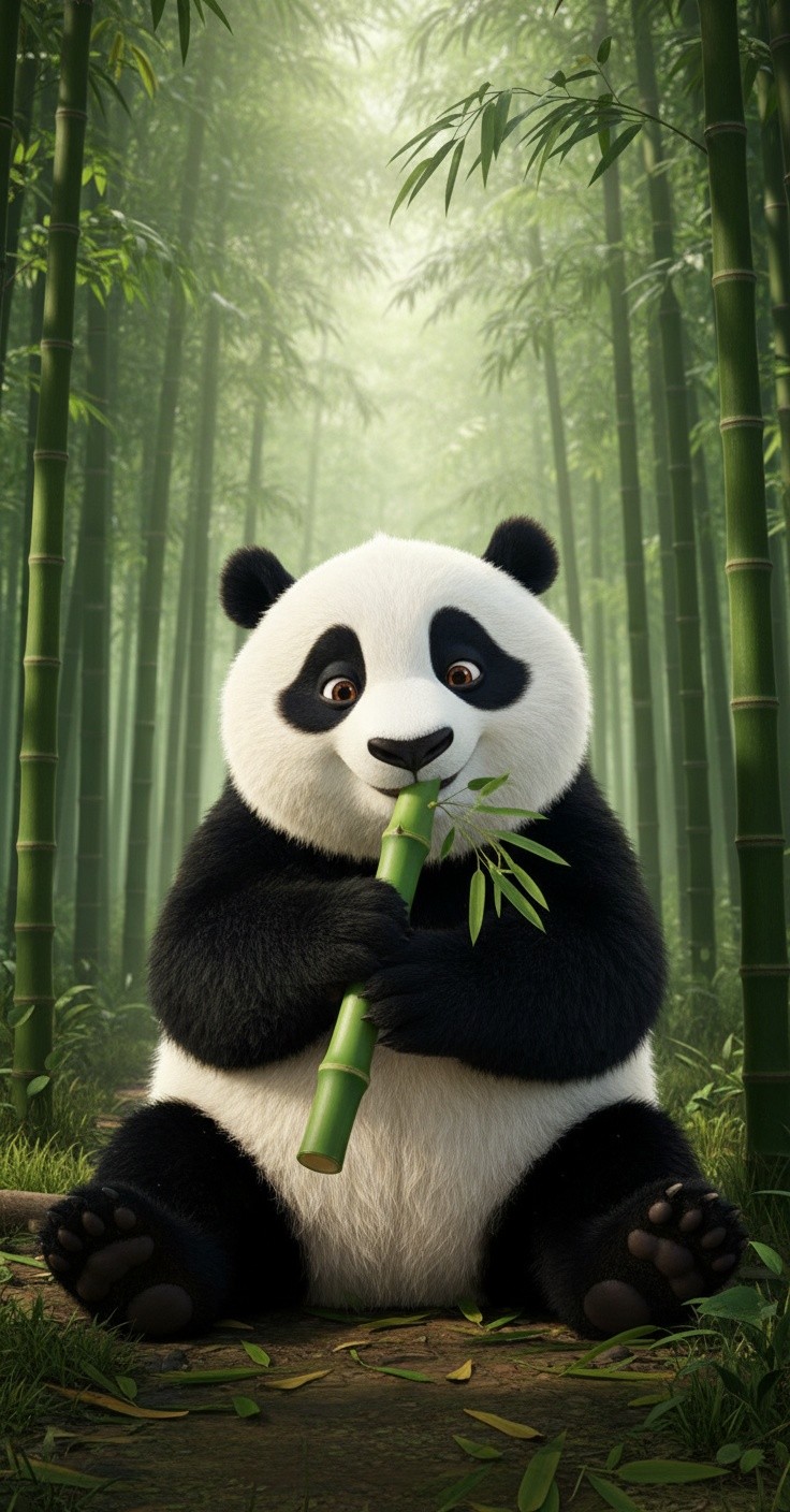 आलसी पांडा की साहसी यात्रा