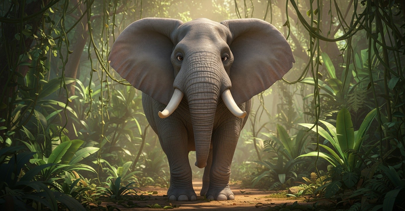 Tumbo the Helping Elephant: Freeing Little Monkey!