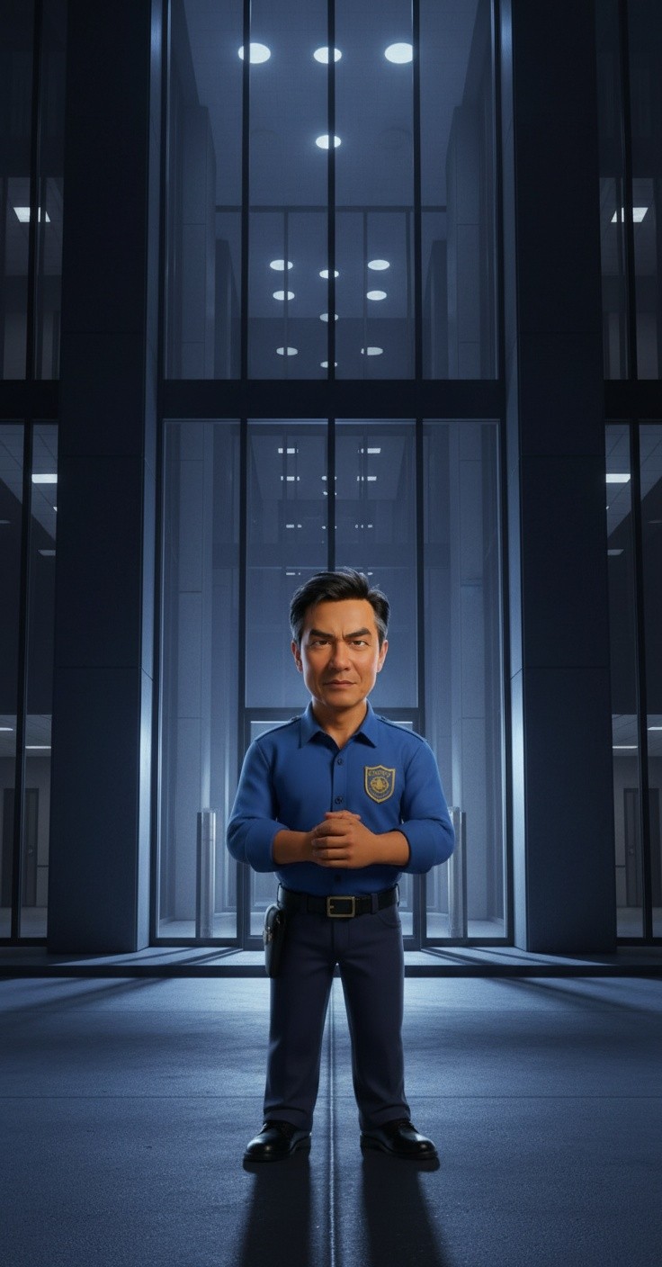 Hantu dan Satpam: Malam yang Tak Terduga