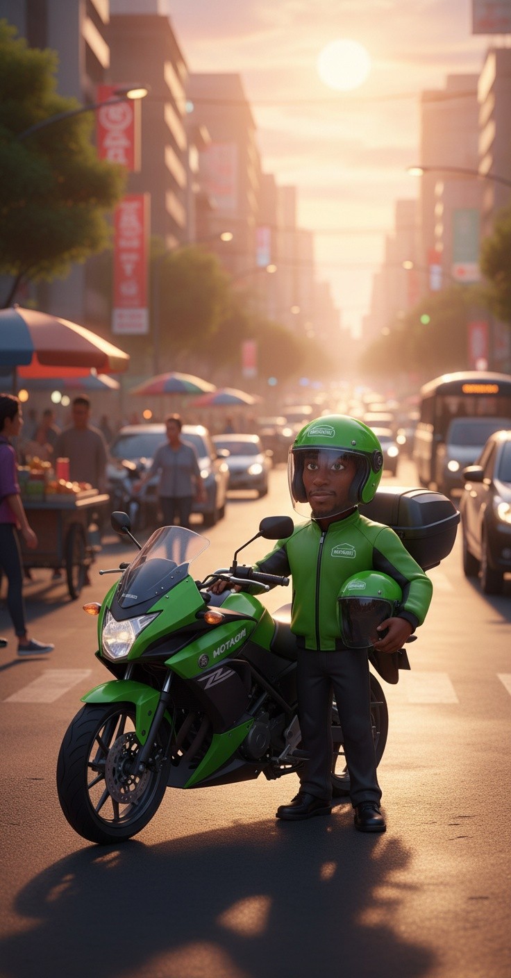 Ayam Jago Naik Ojol dan Bayar Pakai Telur!