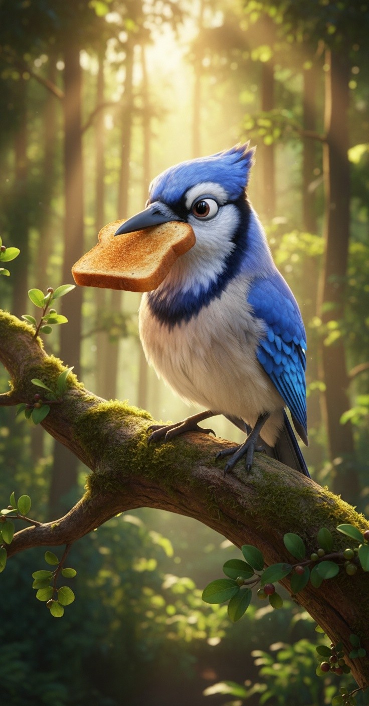 The Cunning Jackal and the Proud Crow