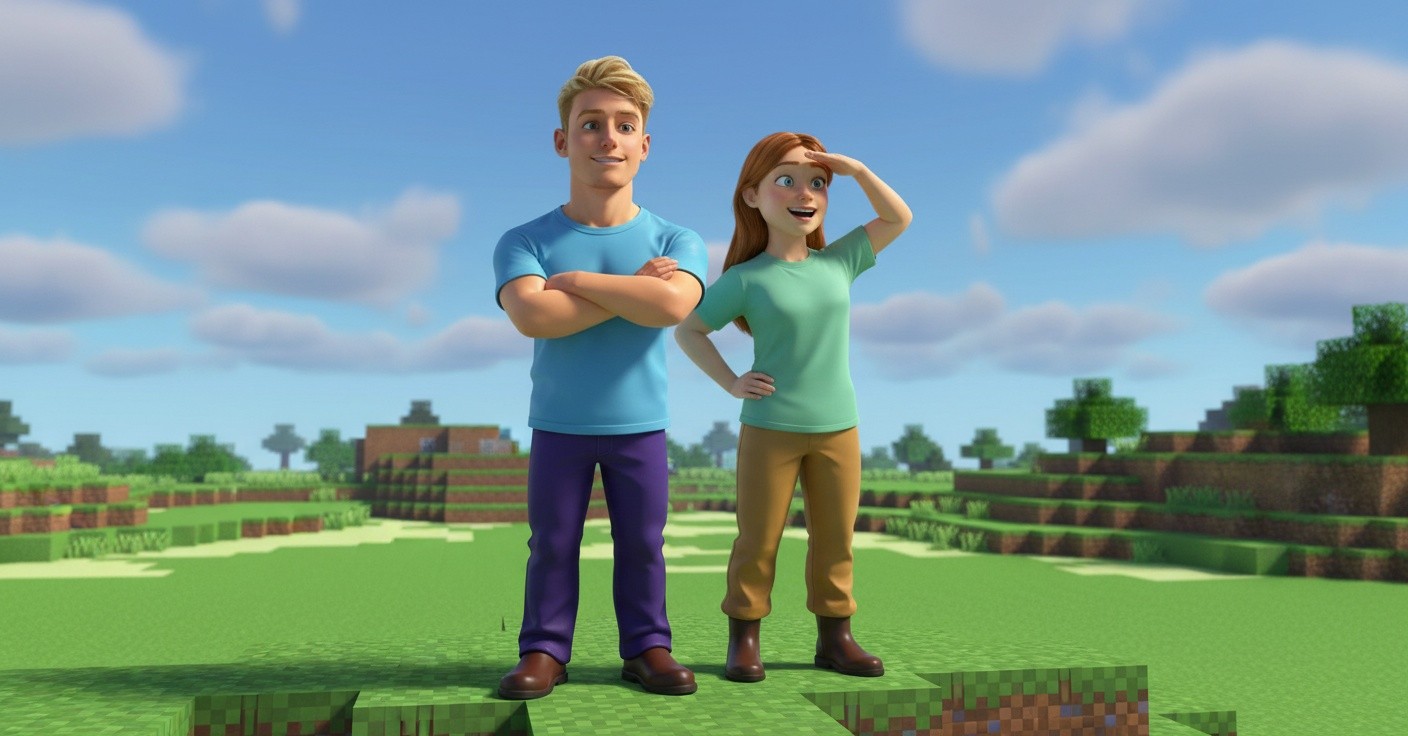 Adventures in Minecraft: A Story Unfolds