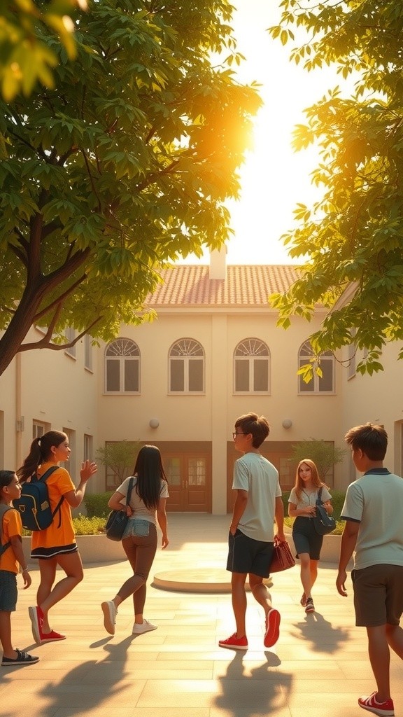 Cœurs entre les Couloirs - Une Histoire Romantique de Collège