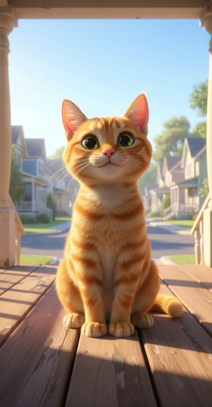 The Adventures of Whiskers: The Striped Orange Tabby Cat