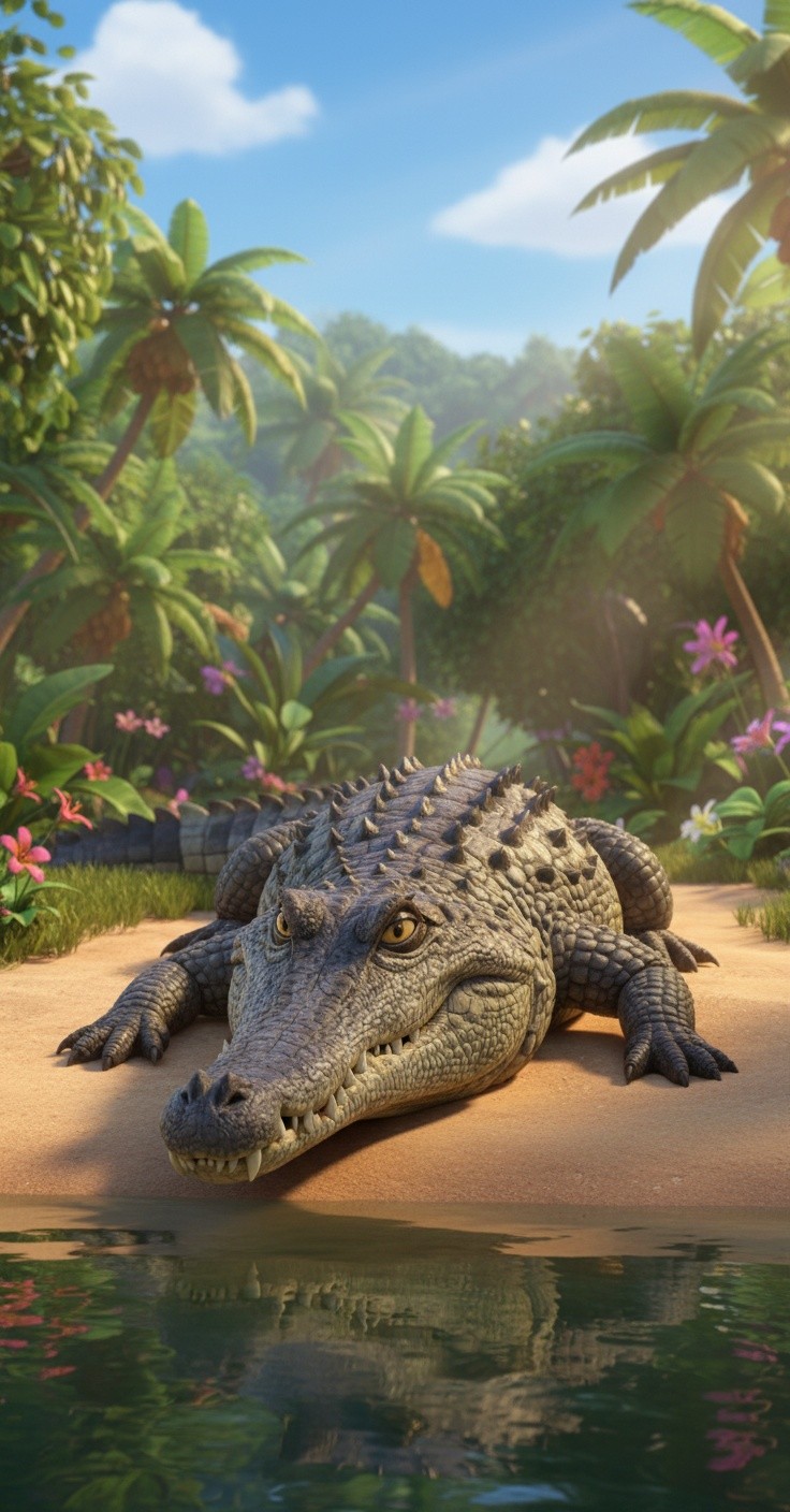 मगरमच्छ का अनोखा दूधवाला सफर