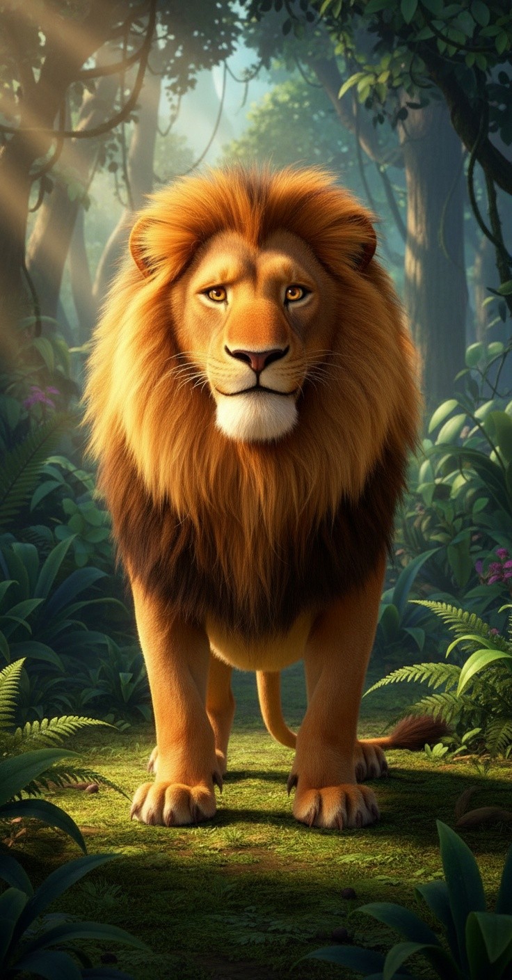 शेर का असली राजसी गुण