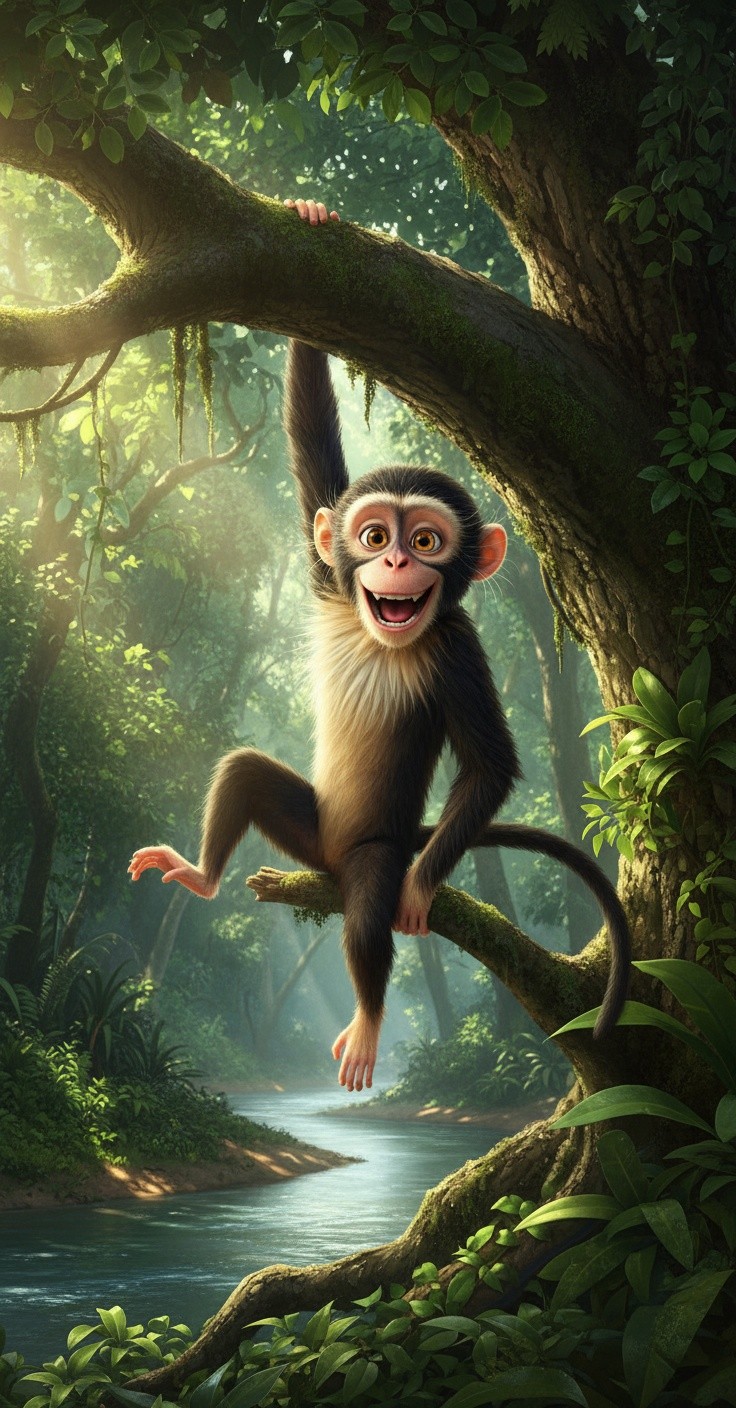 बन्दर की बुद्धि और मगरमच्छ का लालच