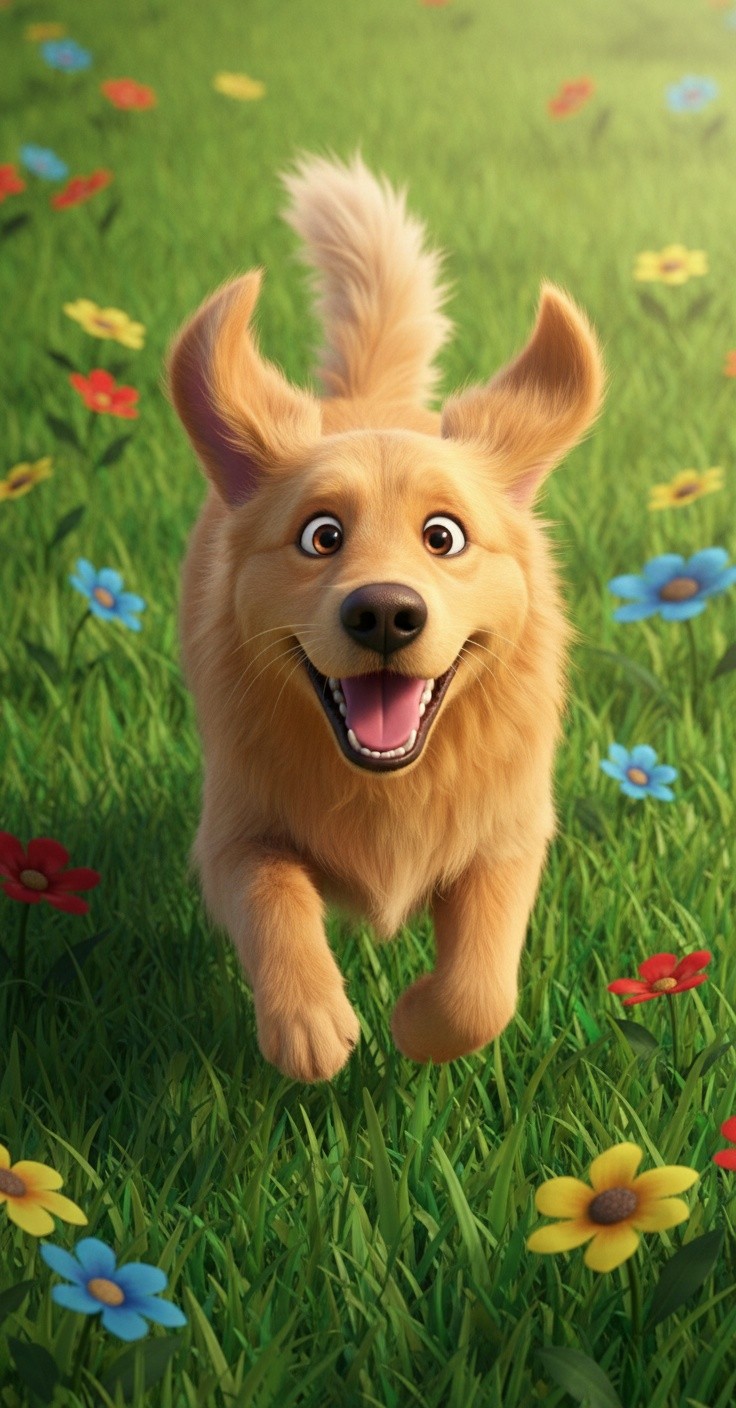 The Joyful Discoveries of Rover the Golden Retriever