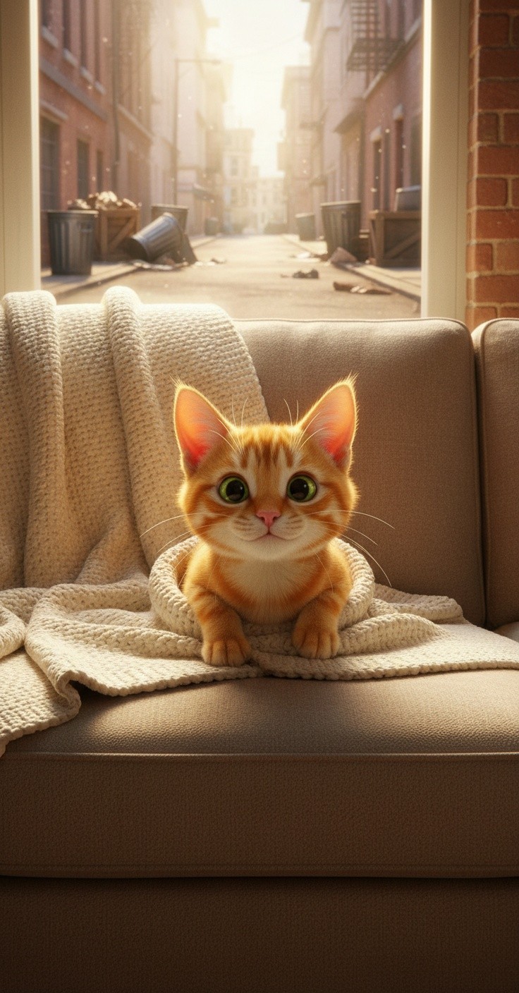 Whiskers' Lucky Break