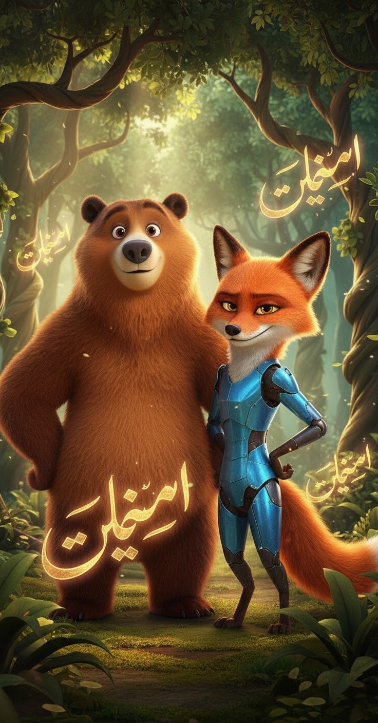 چالاک لومڑی اور بھولا ریچھ کا سبق