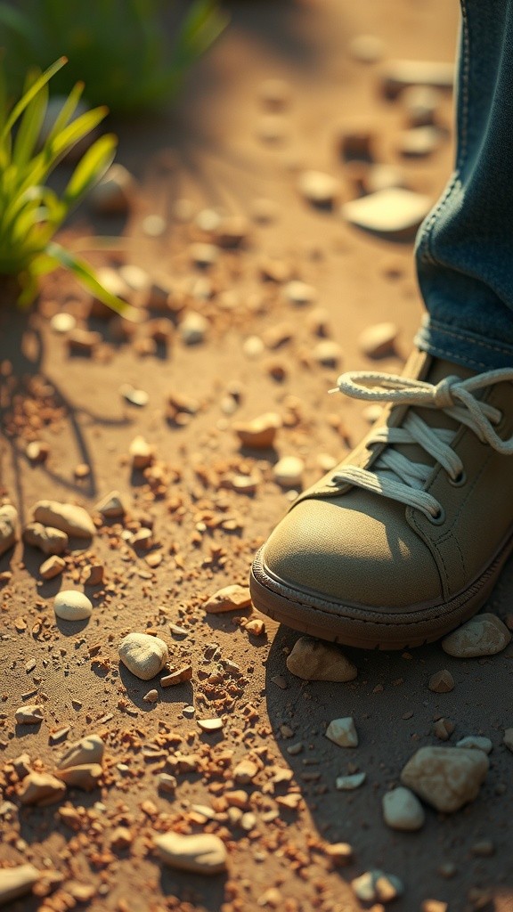 Langkah Muda di Balik Sepatu Tua