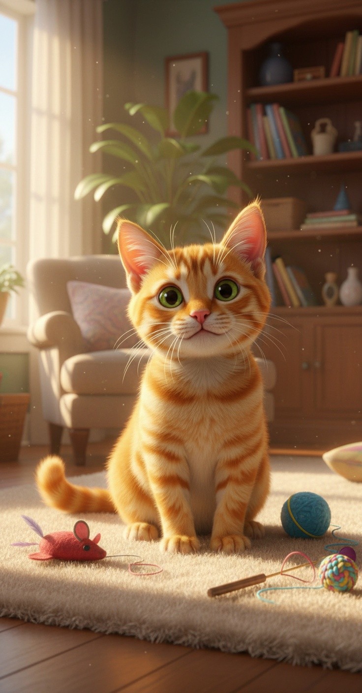 Miko Si Kucing yang Belajar Kesabaran