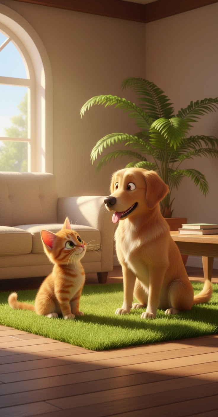 Unlikely Friends: Cats & Dogs Unite! 🐱❤️🐶