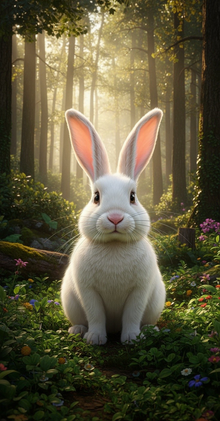 قطعة جزر للأرنب السعيد