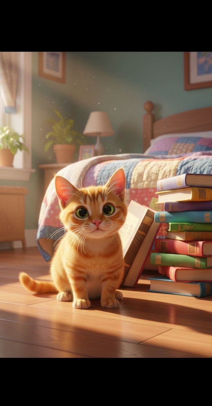 The Determined Cat: A Tale of Triumph