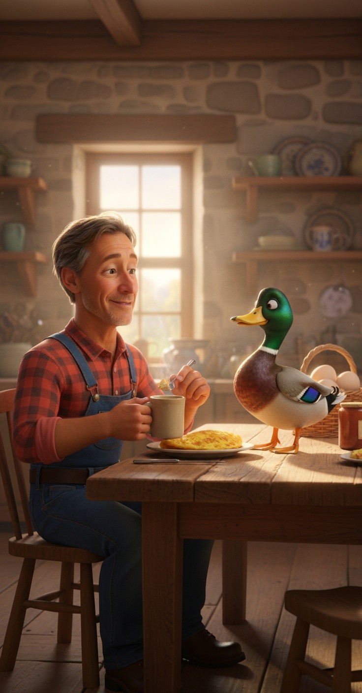 The Farmer and the Duck: A Tale of Eggs and Consequences