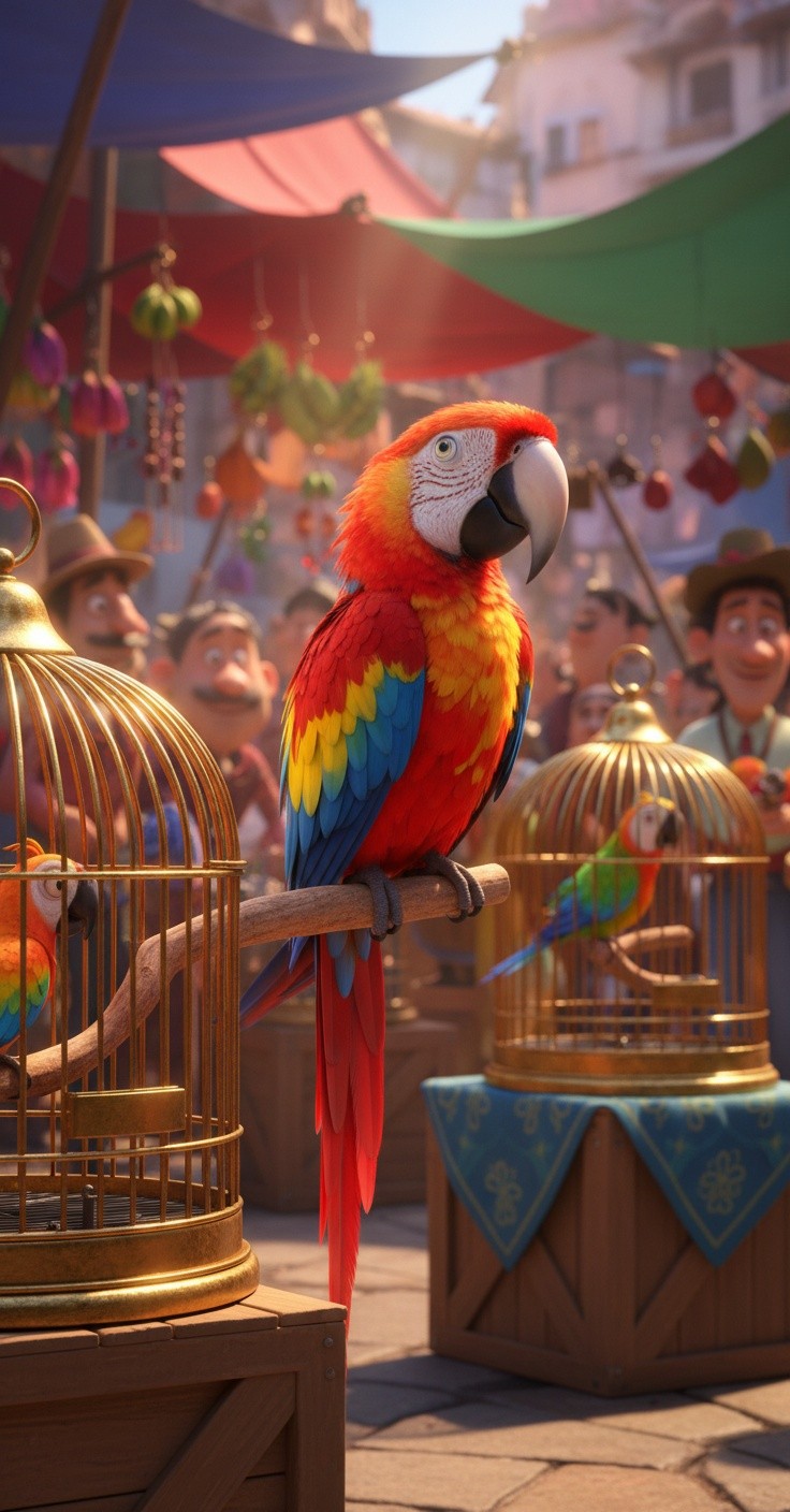 Burung Beo Pura-pura Diam