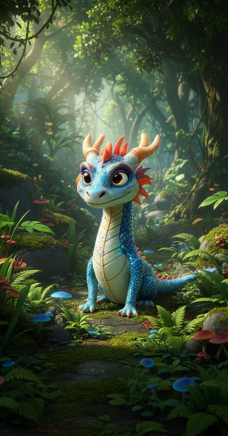 Dragon's Market Adventure with Animal Friends!