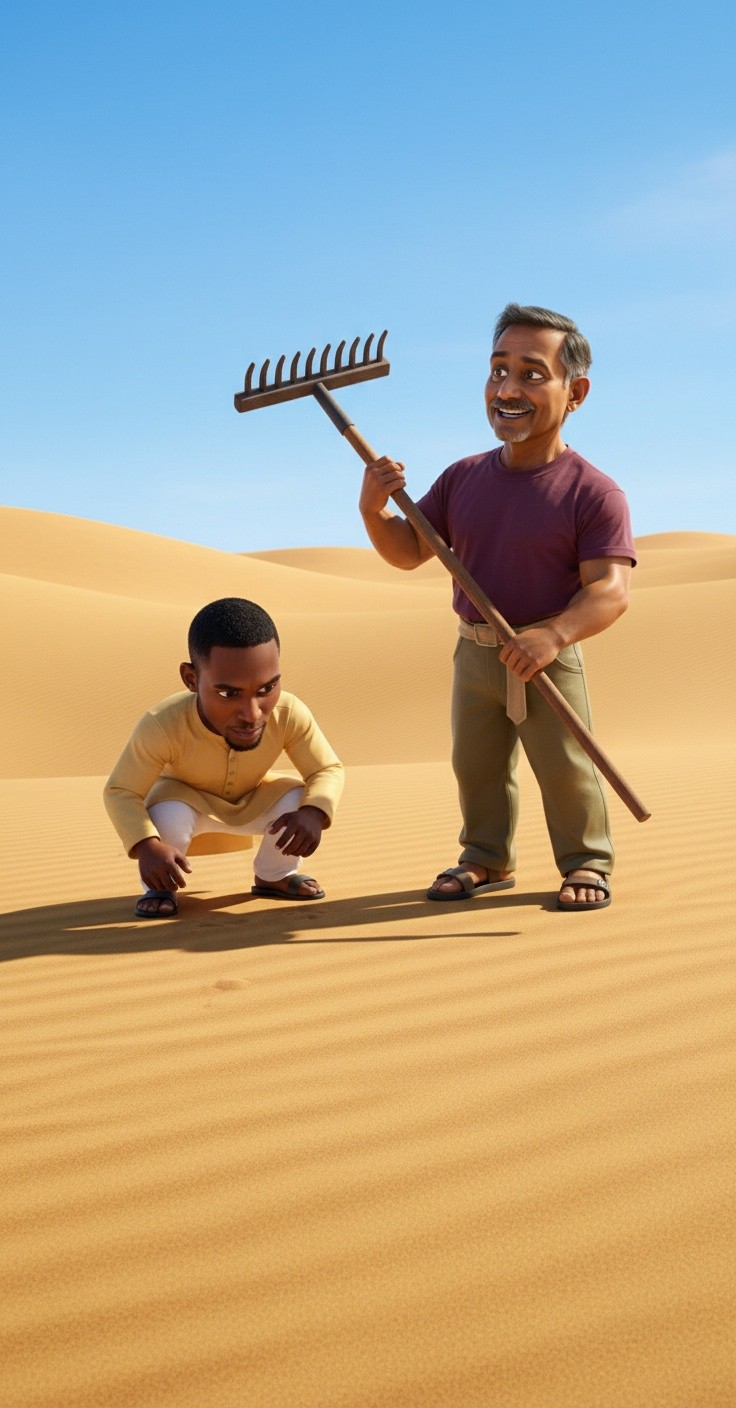 کسان اور میٹھے بچے کا خوابوں کا گھر