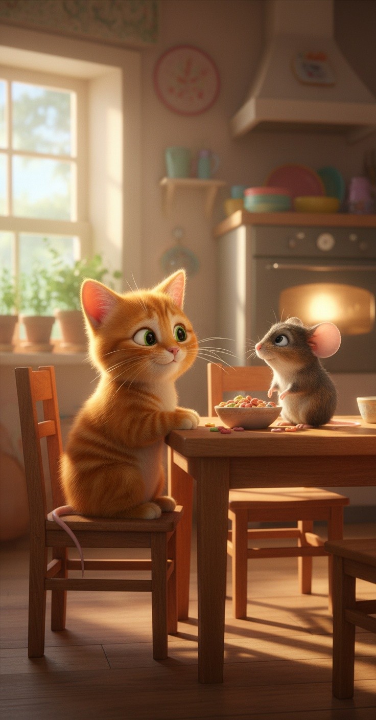 Kucing dan Tikus: Diet yang Lucu