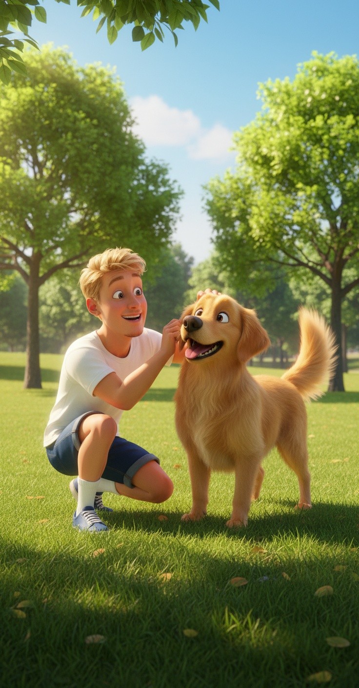 A Day in the Park with Tommy and Buddy