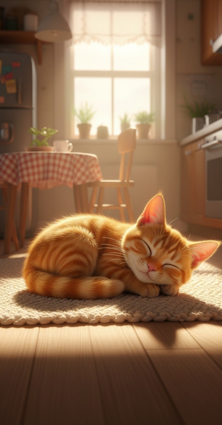 Cat Catches and Eats Mouse