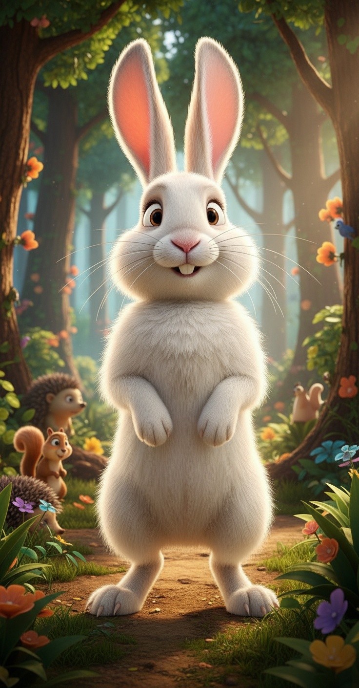 Kelinci Putih dan Lomba yang Tak Terduga