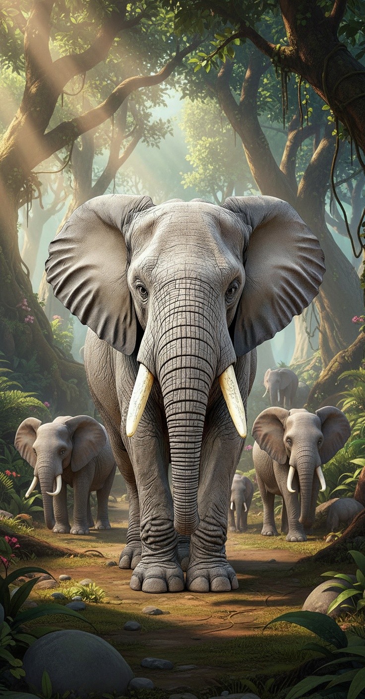 हाथी और चूहों की दोस्ती