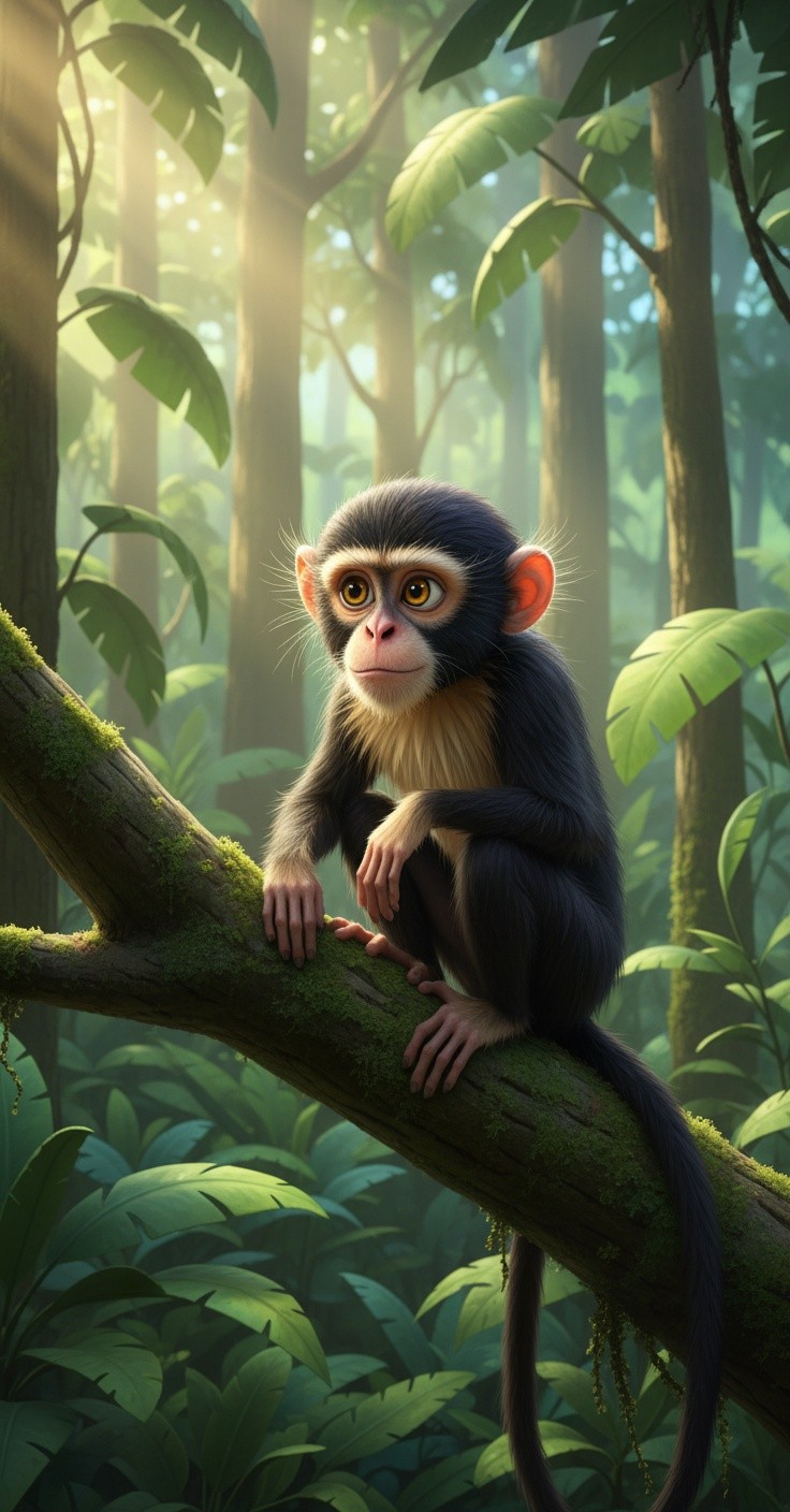 बंदर और दादी का बर्फ का घर