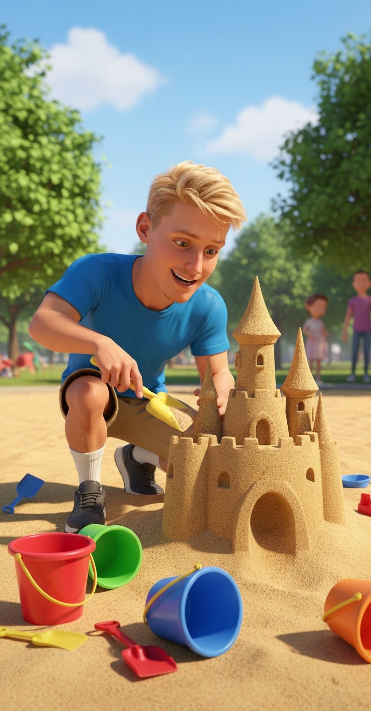 A Boy and an Ant