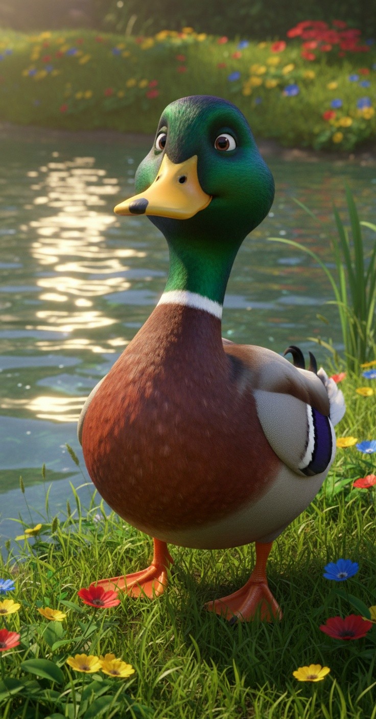 The Tale of Jim: The Colorful Duck
