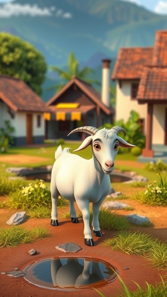 Gembul Si Kambing Robot Terbang