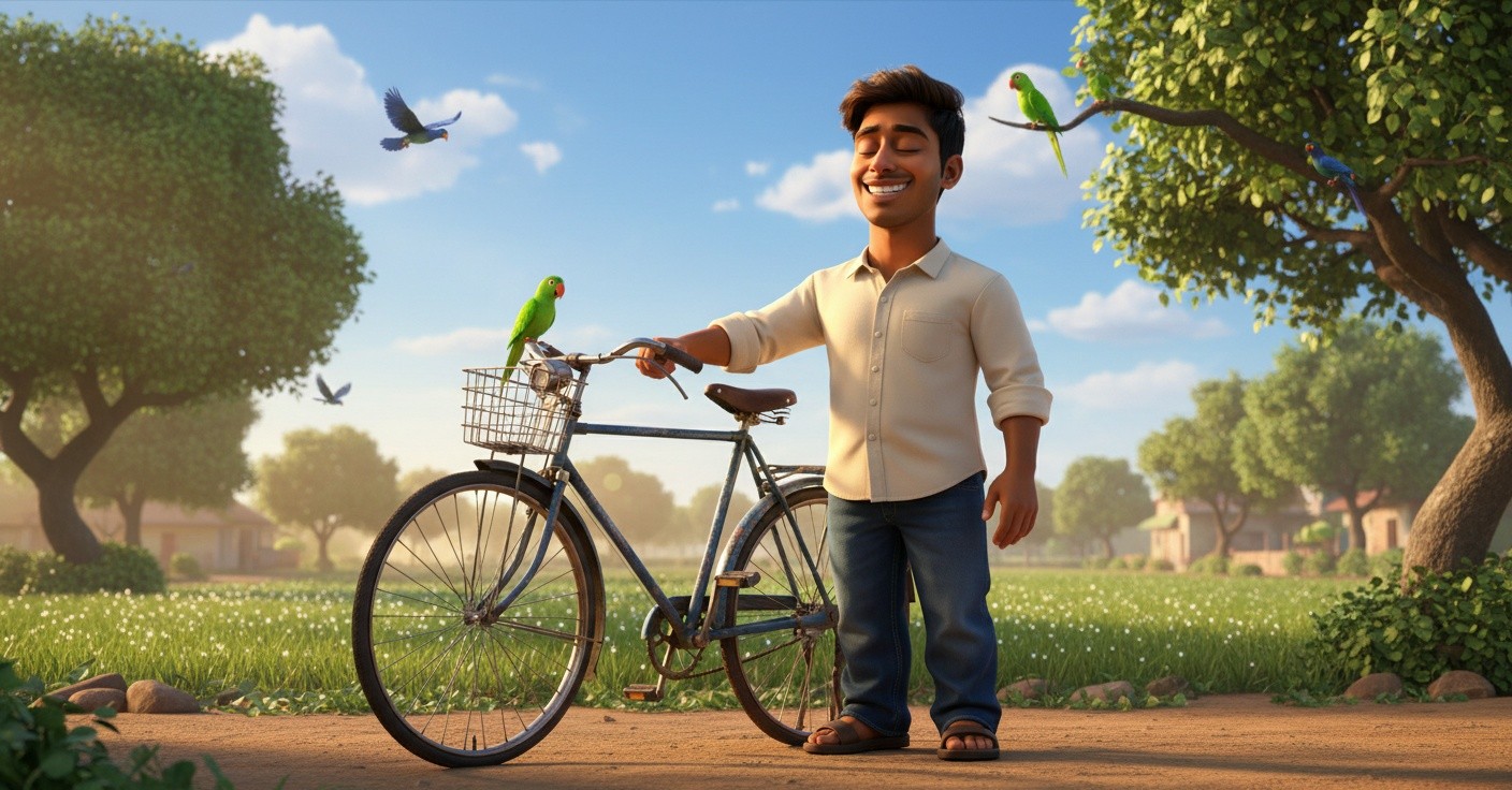 भोला की साइकिल और स्टीपनी की बातें