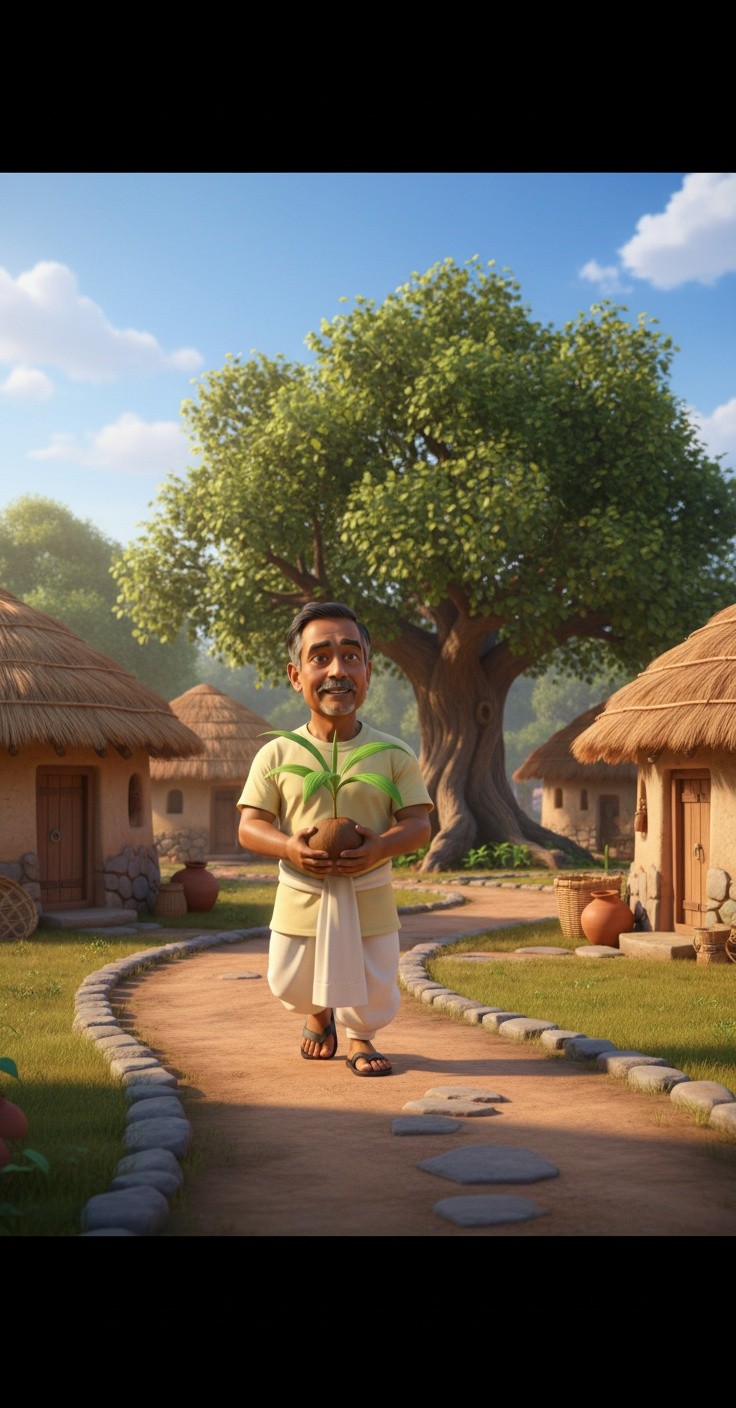 किसान और बंदर की दोस्ती: मेहनत और धैर्य की कहानी