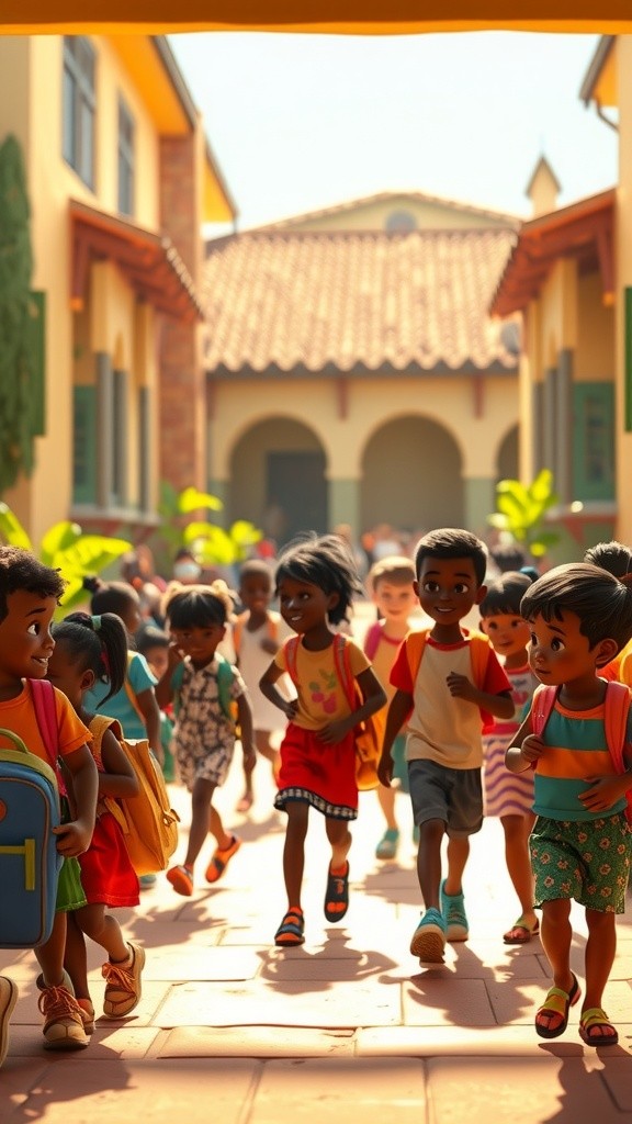 A Day in the Life: Engaging African Children in School Activities from 8am to 2pm